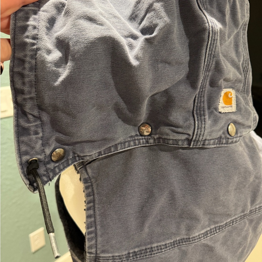 Carhartt Ladies Hooded Vest - Blue - Picture 7 of 10